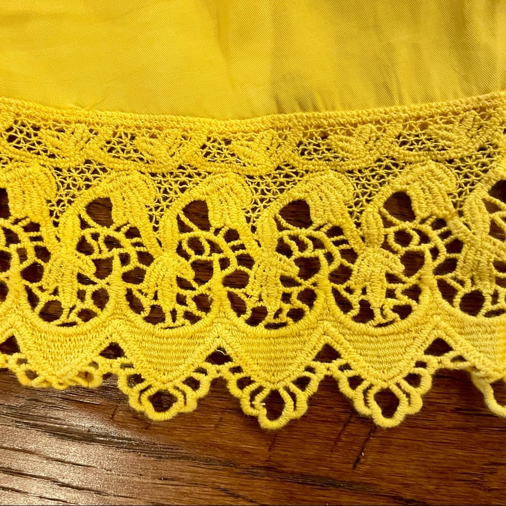Lovers + Friends Yellow Off-Shoulder Ruffle Mini Dress - Picture 6 of 11